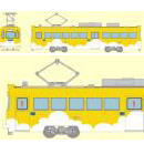 鉄道模型通販　製品画像(N)鉄コレ 阪堺電車モ501形 501号車(雲形イエロー)