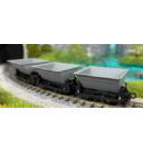 鉄道模型通販　製品画像00-9 Vスキップワゴン 3両(グレー)