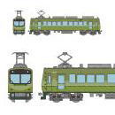 鉄道模型通販　製品画像【ご予約】(N)鉄コレ 叡山電車700系 リニューアル712号車(緑)