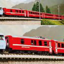 鉄道模型通販　製品画像【ご予約】10-1413再生産(N)アルプスの赤い客車 EW 1 4両基本セット