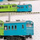 鉄道模型通販　製品画像【ご予約】(N)103系(スカイブルー) 4両セット