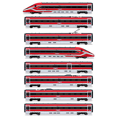 Frecciarossa 1000 新塗装 基本+増結8輌セット FS Ep6