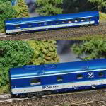 鉄道模型通販　製品画像EC 食堂車 type WRmz 815 CD Ep6 窓枠青タイプ