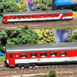 鉄道模型通販　製品画像EC 食堂車 type WRmz 815 CD Ep6 窓枠青タイプ
