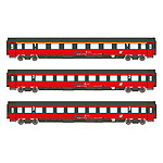 鉄道模型通販　製品画像【予約商品】EC 64 客車3輌セット type Amz+2xBmz OeBB Ep5