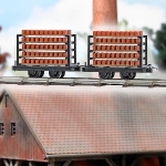 鉄道模型通販　製品画像(HOf)レンガ運搬車2輌