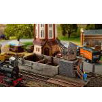 小型クレーン(可動式2台)付きの石炭設備