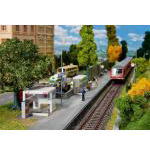 鉄道模型通販　製品画像近代的な待合所(アクセサリー付き)