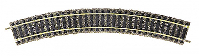 (HO)カーブ線路 36°R1(356.5mm)