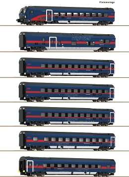 【予約】新型 Nightjet DANI 客車7輌セット OeBB Ep6