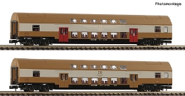 【予約】二階建てゲルリッツ客車セット2 Senf色 中間車2輌 DR Ep4
