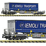 ポケット貨車 Hupac Ep6 トレーラー付き