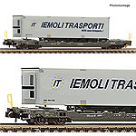 鉄道模型通販　製品画像【予約】ポケット貨車 Hupac Ep6 LKWトレーラー付き