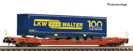 【予約】ポケット貨車 Wascosa Ep6 LKWトレーラー付き