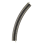 鉄道模型通販　製品画像カーブ線路　半径192mm　45°