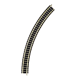 鉄道模型通販　製品画像カーブ線路　半径225.6mm　45°