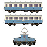 鉄道模型通販　製品画像【予約】ツークシュピッツ渓谷鉄道 3輌セット