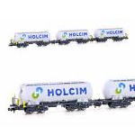 鉄道模型通販　製品画像サイロ貨車3両セット HOLCIM 新ロゴ Ep6