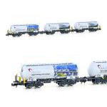 鉄道模型通販　製品画像サイロ貨車3両セット HOLCIM Ep6