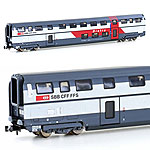鉄道模型通販　製品画像二階建て客車 IC2000 食堂車 SBB Ep5 Ep6