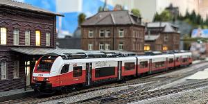 EMU Rh 4746 3輌セット Cityjet OeBB Ep6 DCC sound 室内灯付