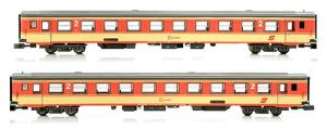 国内列車用客車 2輌セット Jaffa色 OeBB Ep4