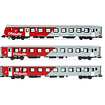 鉄道模型通販　製品画像国内列車用客車 制御車入り 3輌セット City Shuttle 旧ロゴ OeBB Ep5