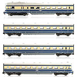 鉄道模型通販　製品画像DMU Rh 5145 4輌セット Miramare OeBB Ep3