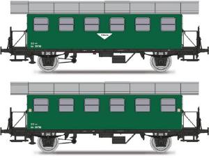 2軸客車3両セット OeBB Ep3 室内灯付き