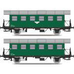 鉄道模型通販　製品画像2軸客車3両セット OeBB Ep3 室内灯付き