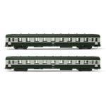 鉄道模型通販　製品画像DEV AO 2等客車2輌セット グリーン/グレー SNCF Ep4