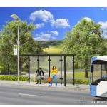 鉄道模型通販　製品画像(N)平屋根付きバス停留所