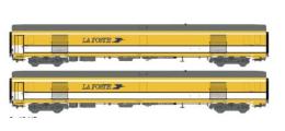 郵便車輌2輌セット La Poste Ep5