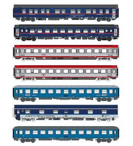 NJ408 Nightjet 客車7輌セット OeBB CD Ep6