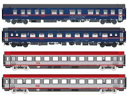 【予約】NJ408 Nightjetセット1 客車4輌 OeBB Ep6