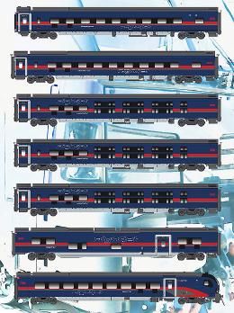 【予約】Nightjet DANI 7輌セット OeBB Ep6 室内灯付