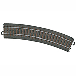 鉄道模型通販　製品画像曲線線路 R2 437.5mm 24.3°