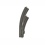 鉄道模型通販　製品画像カーブポイント 右　マニュアル