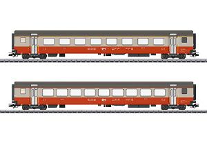 【予約】Swiss Express 客車2輌セット SBB Ep4 室内灯付