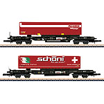 鉄道模型通販　製品画像ポケット貨車2輌セット Hupac Ep6