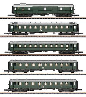 【予約】グループ29型 急行列車5輌セット DB Ep3