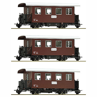 2軸客車3両セット OeBB Ep4