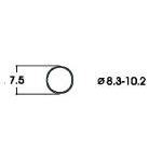 トラクションタイヤ DC φ8.3 - 10.2mm 10個入り