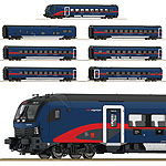 鉄道模型通販　製品画像【予約】新型 Nightjet DANI 客車7輌 OeBB Ep6 DCC