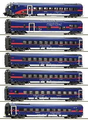 【予約】AC仕様 新型 Nightjet DANI 客車7輌 OeBB Ep6 DCC