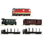 鉄道模型通販　製品画像(HOe)混合列車5輌セット OeBB Ep4 Ep5