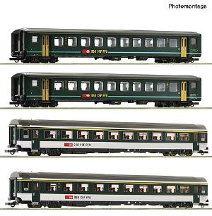 【予約】IR1617 列車セット2 客車4輌 SBB Ep5