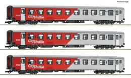 【予約】City Shuttle 客車3両セット OeBB Ep6