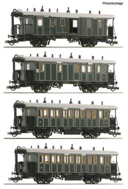 【予約】古典ローカル客車4両セット K.Bay.Sts.B. Ep1