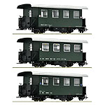 鉄道模型通販　製品画像ナローゲージ客車3輌セット OeBB Ep4 Ep5